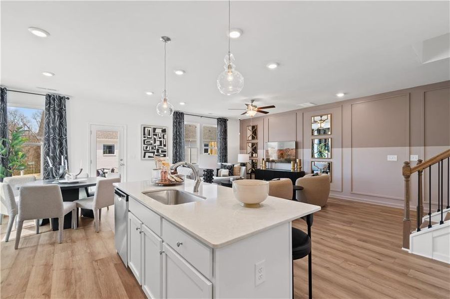 Furnished interior view inside a new home in Bowers Farm, McDonough (Image 14).