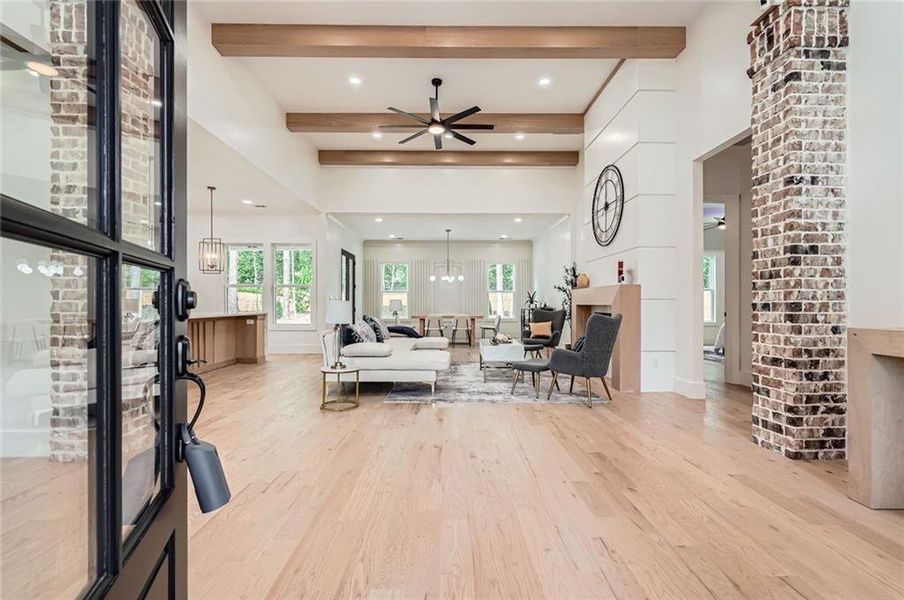 Furnished interior view inside a new home in , Snellville (Image 12).