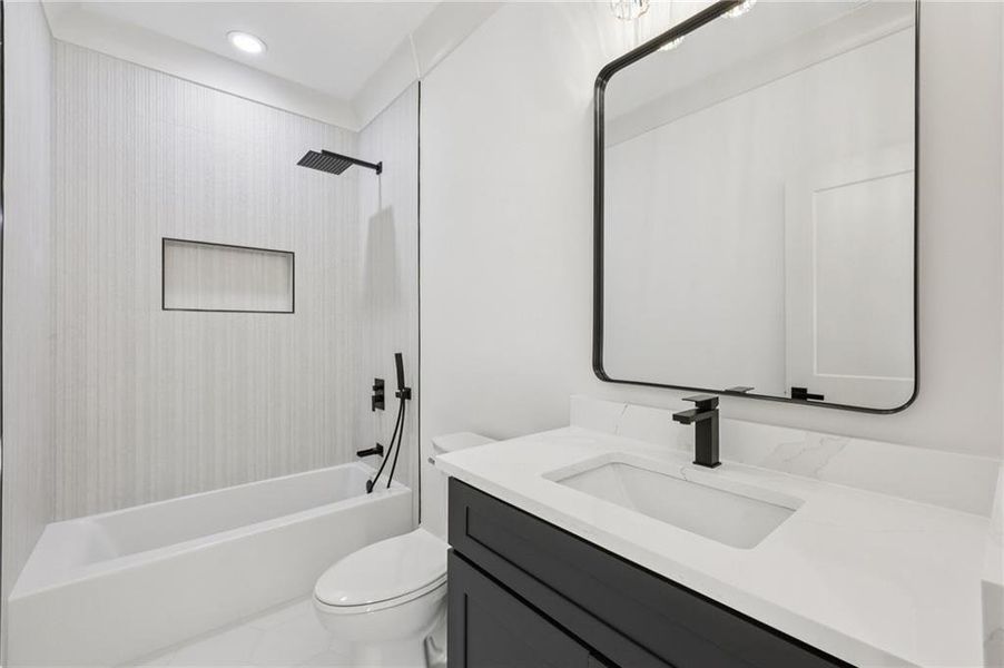 Furnished interior view inside a new home in , Dacula (Image 16).