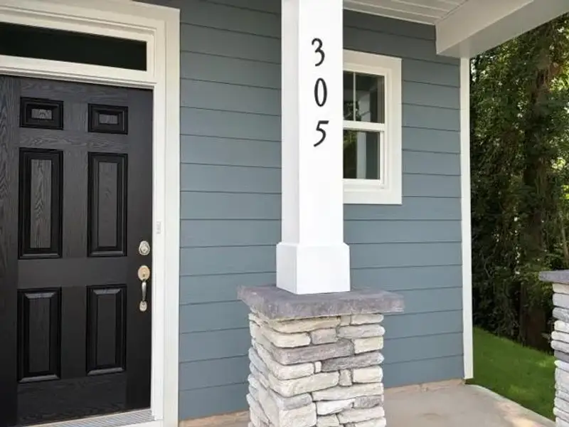 Exterior details and patio area of a home in Riverbrooke Townhomes, Simpsonville (Image 2). Exterior details and patio area of a home in Riverbrooke Townhomes, Simpsonville (Image 2).