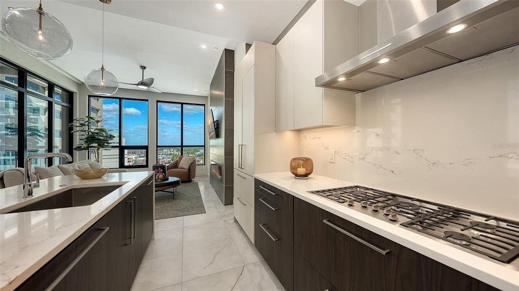 Furnished interior view inside a new home in , Sarasota (Image 16).