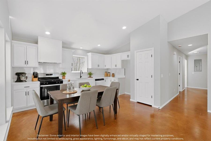 Furnished interior view inside a new home in , Paris (Image 10).