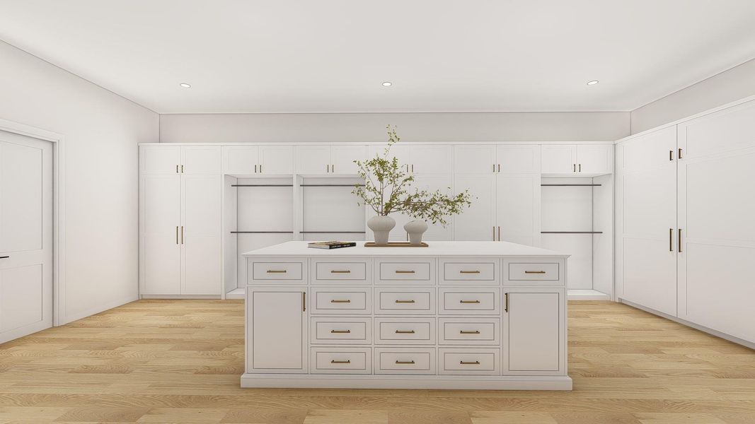 Primary Closet Rendering Primary Closet Rendering