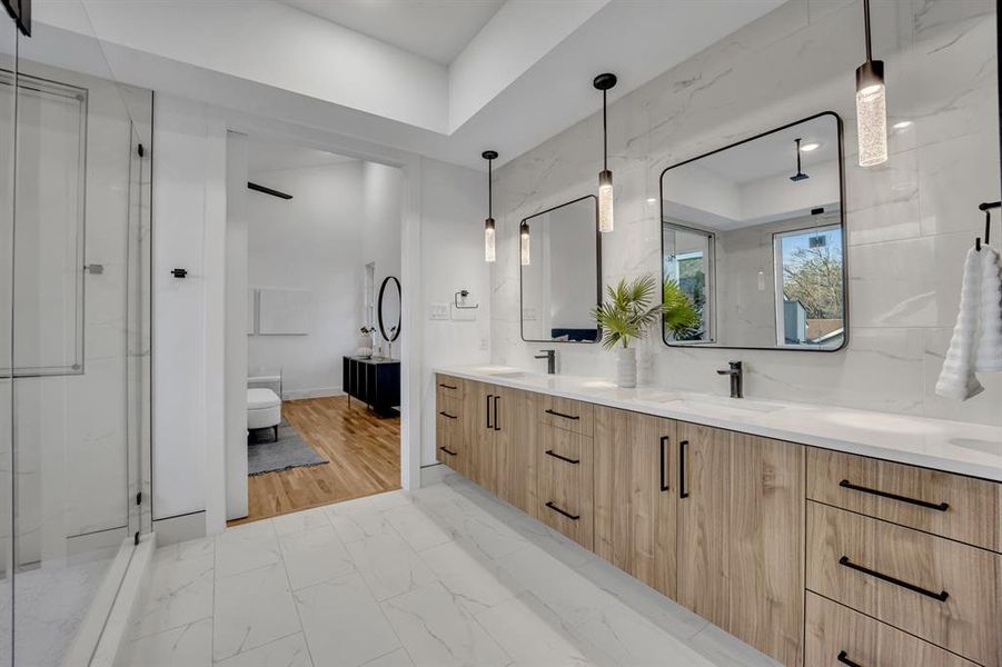 Furnished interior view inside a new home in , Dallas (Image 8). Furnished interior view inside a new home in , Dallas (Image 8).