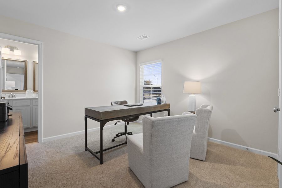 Representative furnished interior of a home built from the Alder Select N by McGuinn Homes in Broadway Lake, Anderson (Image 28).