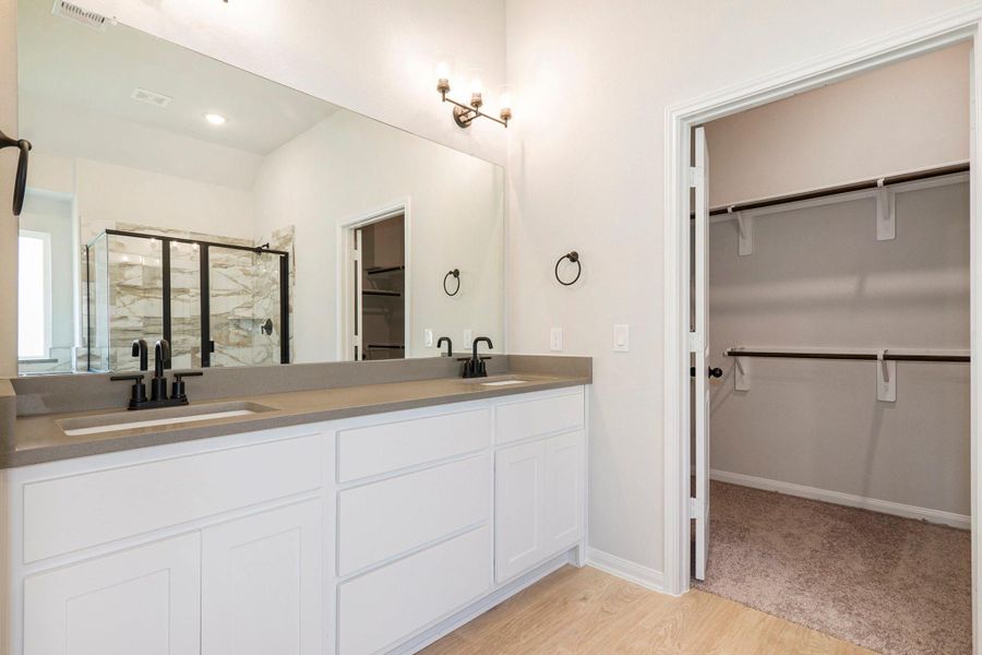 Furnished interior view inside a new home in , Conroe (Image 8). Furnished interior view inside a new home in , Conroe (Image 8).