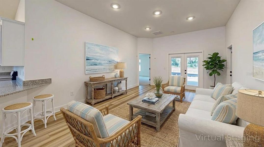 Furnished interior view inside a new home in , Alachua (Image 9).
