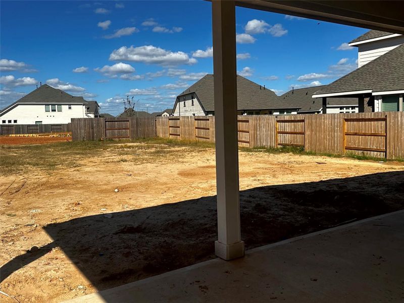 Actual progress of your home.