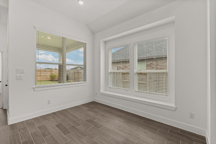 Representative unfurnished interior of a home built from the Rowen by Chesmar Homes in Brookewater 45's, Rosenberg (Image 23).