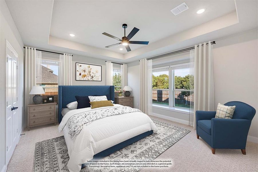 Furnished interior view inside a new home in Triple Diamond Ranch, Mansfield (Image 4).