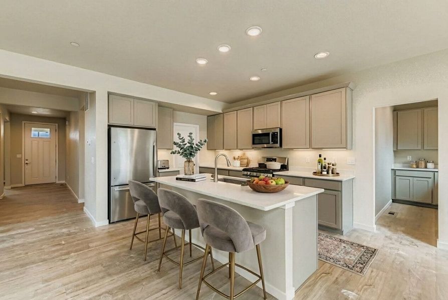 Furnished interior view inside a new home in Buffalo Highlands – Commerce City, Commerce City (Image 6).