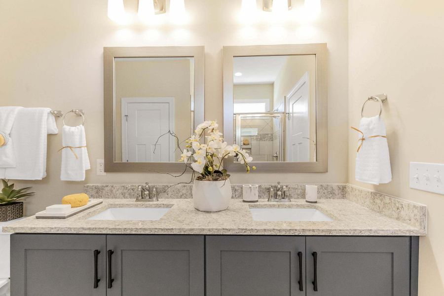 Representative furnished interior of a home built from the Carver by Caviness & Cates Communities in Maggie Way, Wendell (Image 80).