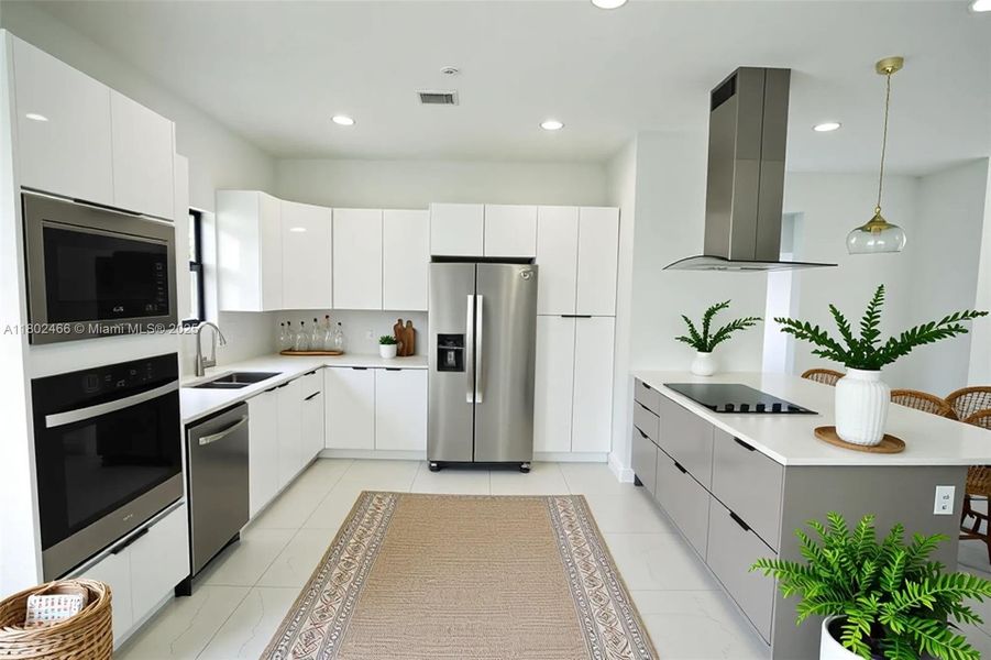 Furnished interior view inside a new home in , Labelle (Image 9).