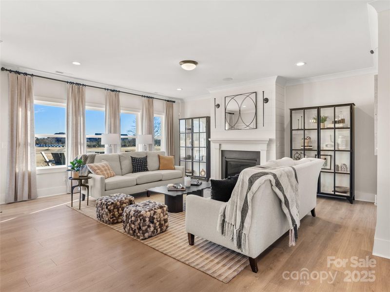 Furnished interior view inside a new home in Stonebridge Fairways, Monroe (Image 5).