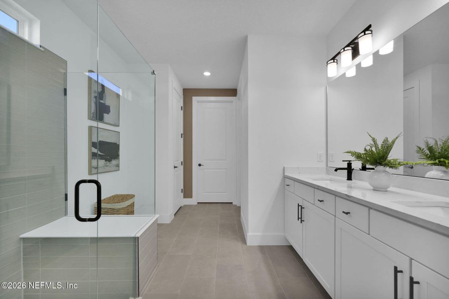 Furnished interior view inside a new home in Double Branch, Middleburg (Image 10).