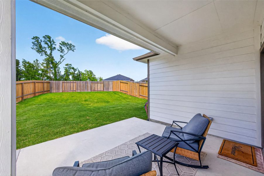 Exterior details and patio area of a home in , Houston (Image 26). Exterior details and patio area of a home in , Houston (Image 26).
