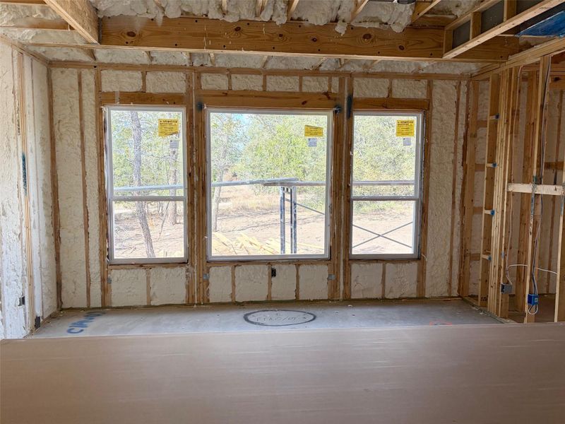 In-progress construction of a new home in The Colony- Pine Cove, Bastrop, TX (Image 4). In-progress construction of a new home in The Colony- Pine Cove, Bastrop, TX (Image 4).