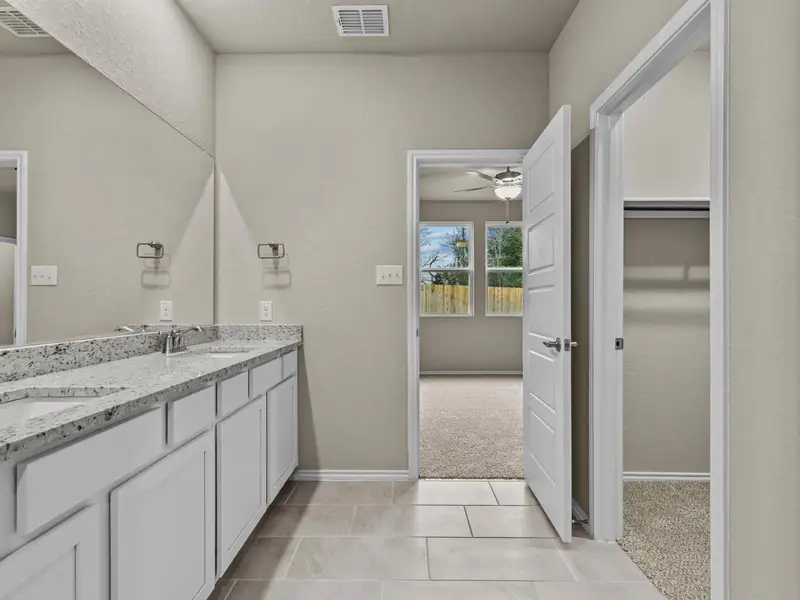 Furnished interior view inside a new home in Royal Crest, San Antonio (Image 12).