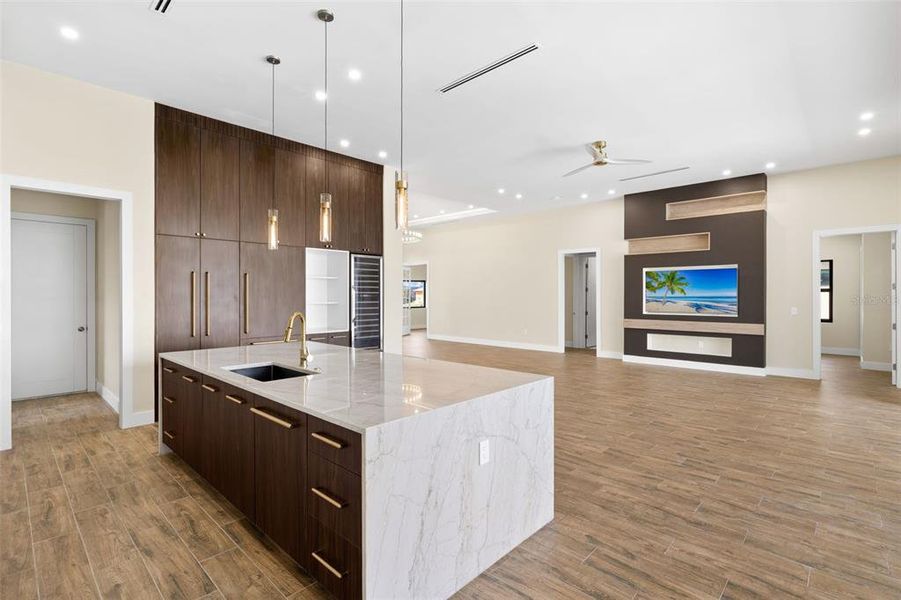 Furnished interior view inside a new home in , Cape Coral (Image 10).