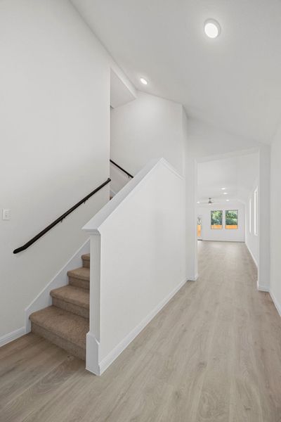 Entry in the Elm home plan by Trophy Signature Homes – REPRESENTATIVE PHOTO