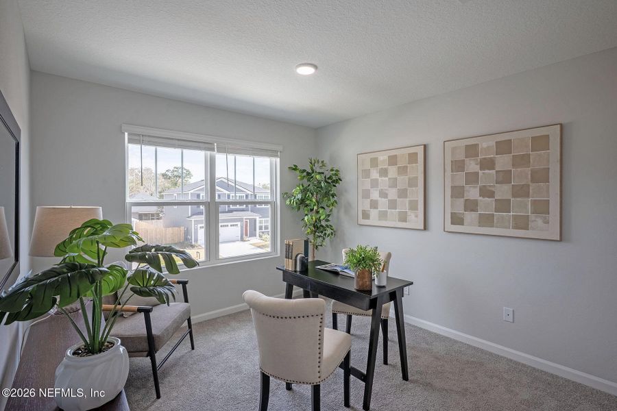 Furnished interior view inside a new home in , Jacksonville (Image 38).