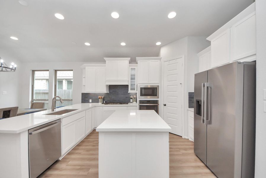 Furnished interior view inside a new home in , Humble (Image 10).