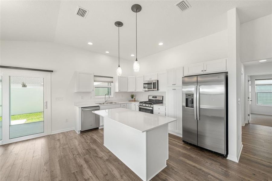 Furnished interior view inside a new home in , The Villages (Image 7).
