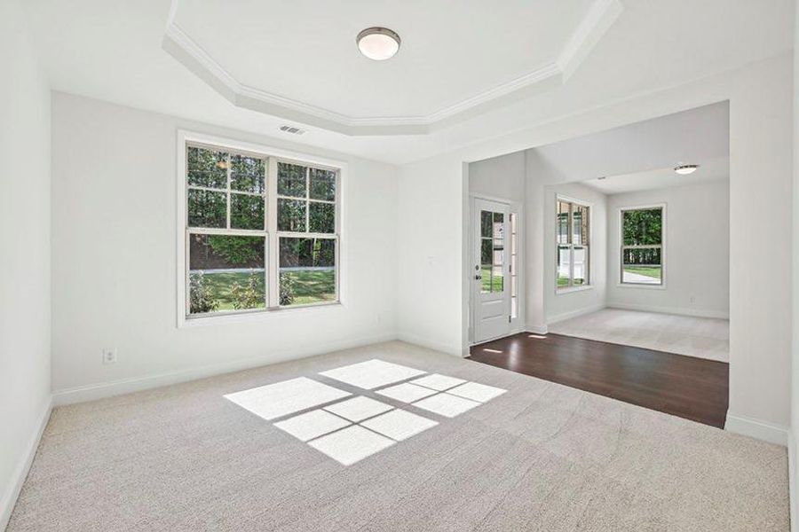 Spacious, unfurnished interior of a new home in , Sugar Hill (Image 11).