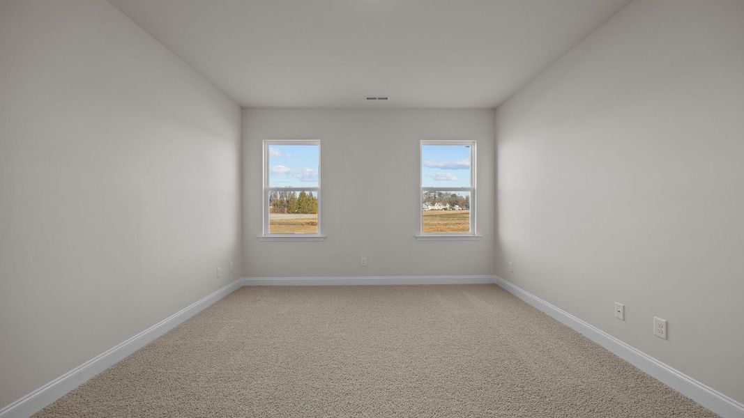 Spacious, unfurnished interior of a new home in Beaver Dam Crossing, Bailey (Image 25). Spacious, unfurnished interior of a new home in Beaver Dam Crossing, Bailey (Image 25).
