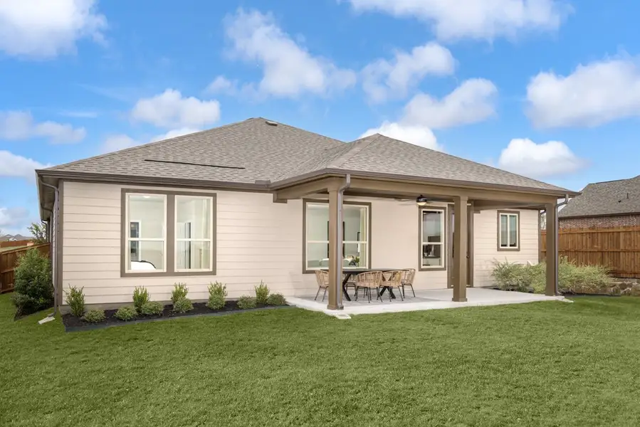 Representative exterior details of a home built from the 2343 Modeled by KB Home in Heartland Signature, Crandall (Image 3).