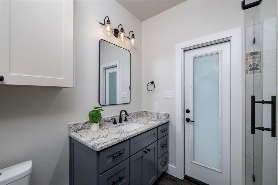 Furnished interior view inside a new home in , River Oaks (Image 11).