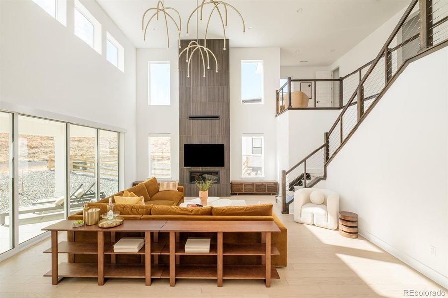 Furnished interior view inside a new home in , Castle Rock (Image 29). Furnished interior view inside a new home in , Castle Rock (Image 29).