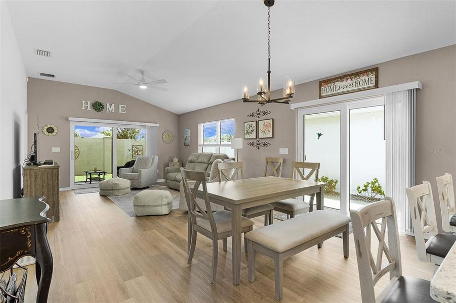 Furnished interior view inside a new home in , The Villages (Image 9).