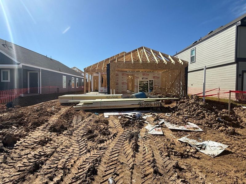 In-progress construction of a new home in Wayside Village, Houston, TX (Image 24).