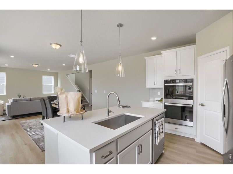 Furnished interior view inside a new home in Country Club Reserve, Fort Collins (Image 13).