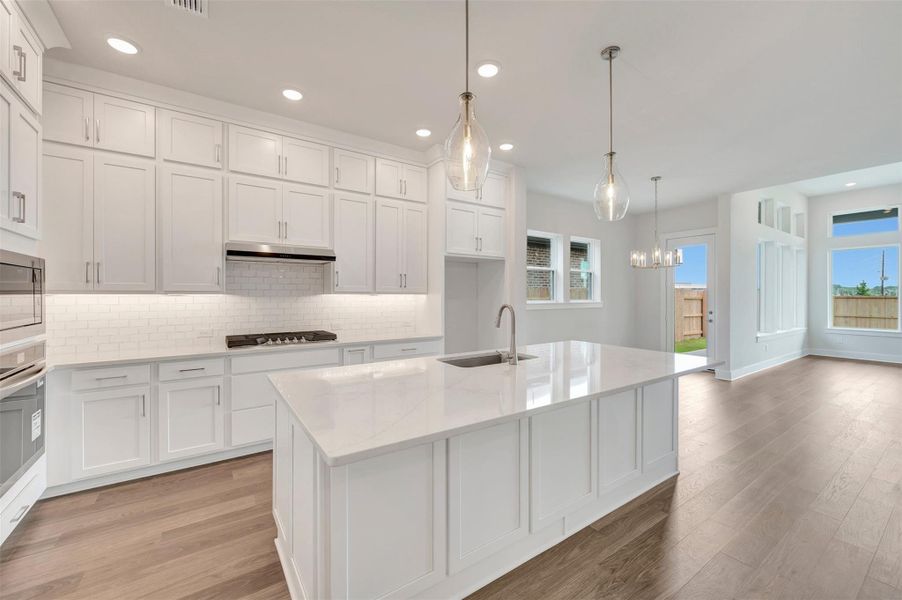 Furnished interior view inside a new home in Elyson - Reserve Collection, Katy (Image 5).