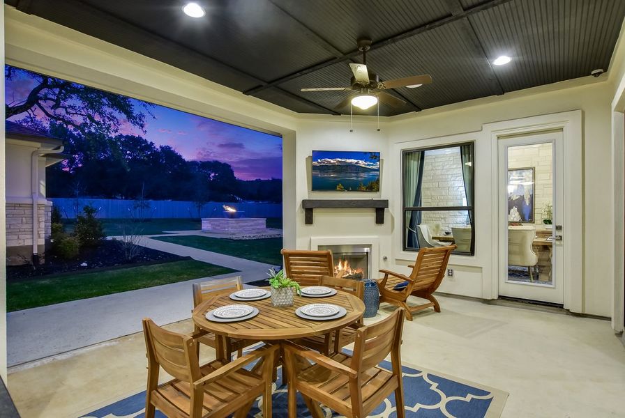 Representative exterior details of a home built from the Catalina by Giddens Homes in Clearwater Ranch, Liberty Hill (Image 47).