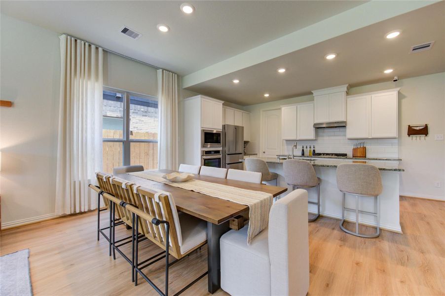 Furnished interior view inside a new home in , Houston (Image 31).