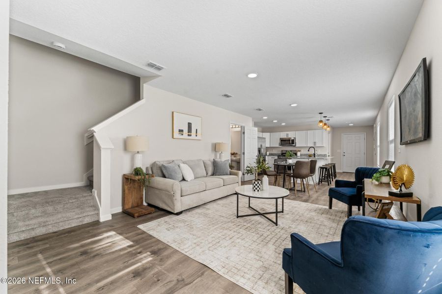 Furnished interior view inside a new home in , Jacksonville (Image 6).