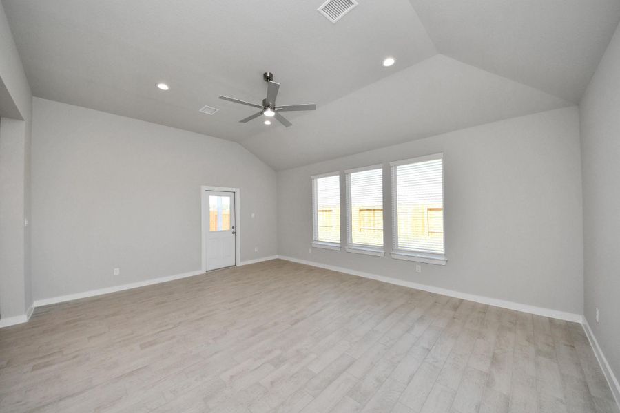 Take another glimpse into the heart of the home with this additional view of the family room—a sprawling space ready to accommodate all your gatherings. Sample photo of completed home with similar floor plan. Actual colors and selections may vary. Take another glimpse into the heart of the home with this additional view of the family room—a sprawling space ready to accommodate all your gatherings. Sample photo of completed home with similar floor plan. Actual colors and selections may vary.