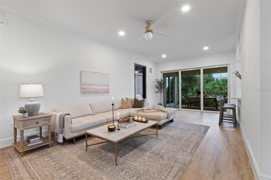 Furnished interior view inside a new home in , Palm Coast (Image 15). Furnished interior view inside a new home in , Palm Coast (Image 15).