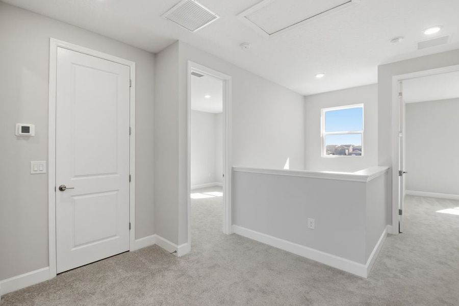 Representative unfurnished interior of a home built from the Cumberland by Taylor Morrison in Harvest at Ovation, Winter Garden (Image 41).