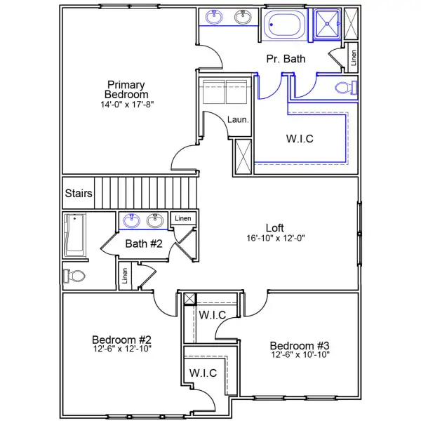 2D floor plan layout of this home in Killians Crossing, Blythewood, SC (Image 3). 2D floor plan layout of this home in Killians Crossing, Blythewood, SC (Image 3).