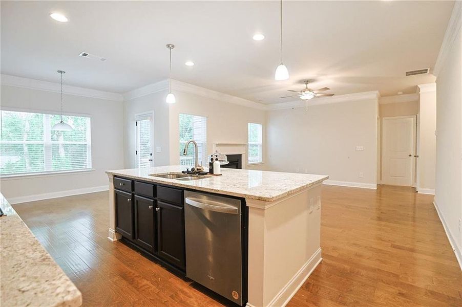 Furnished interior view inside a new home in , Auburn (Image 9).