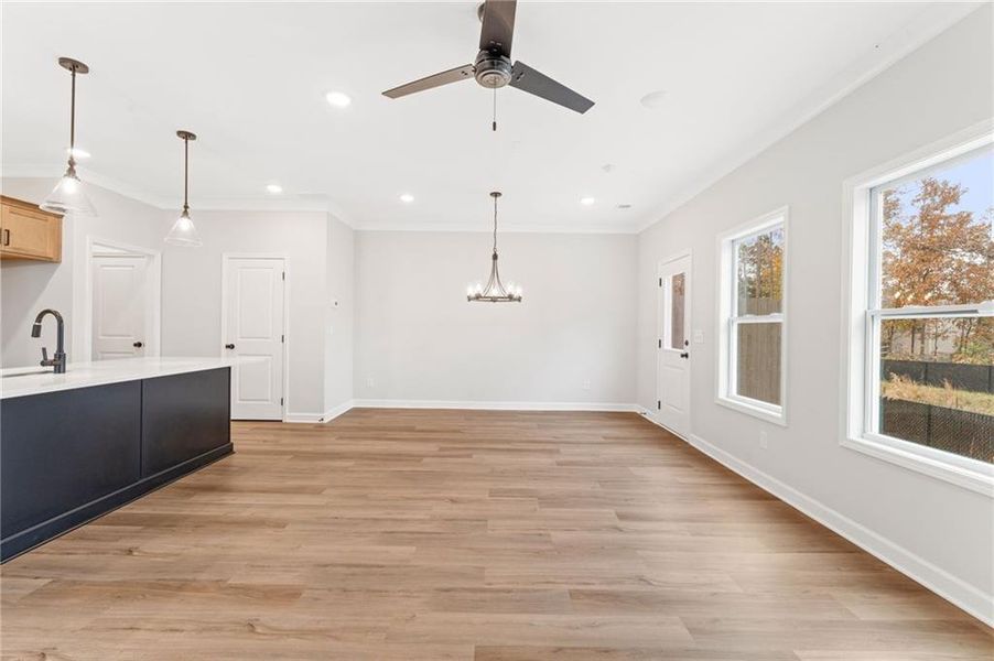 Spacious, unfurnished interior of a new home in Cherokee Township, Acworth (Image 26).