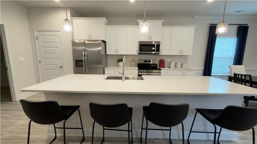 Furnished interior view inside a new home in Habersham Meadows, Demorest (Image 15).