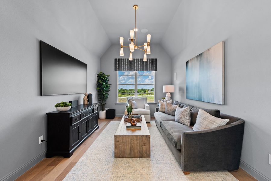 Representative furnished interior of a home built from the Huntington - SH 5426 by Shaddock Homes in Ridgeline, McKinney (Image 15). Representative furnished interior of a home built from the Huntington - SH 5426 by Shaddock Homes in Ridgeline, McKinney (Image 15).
