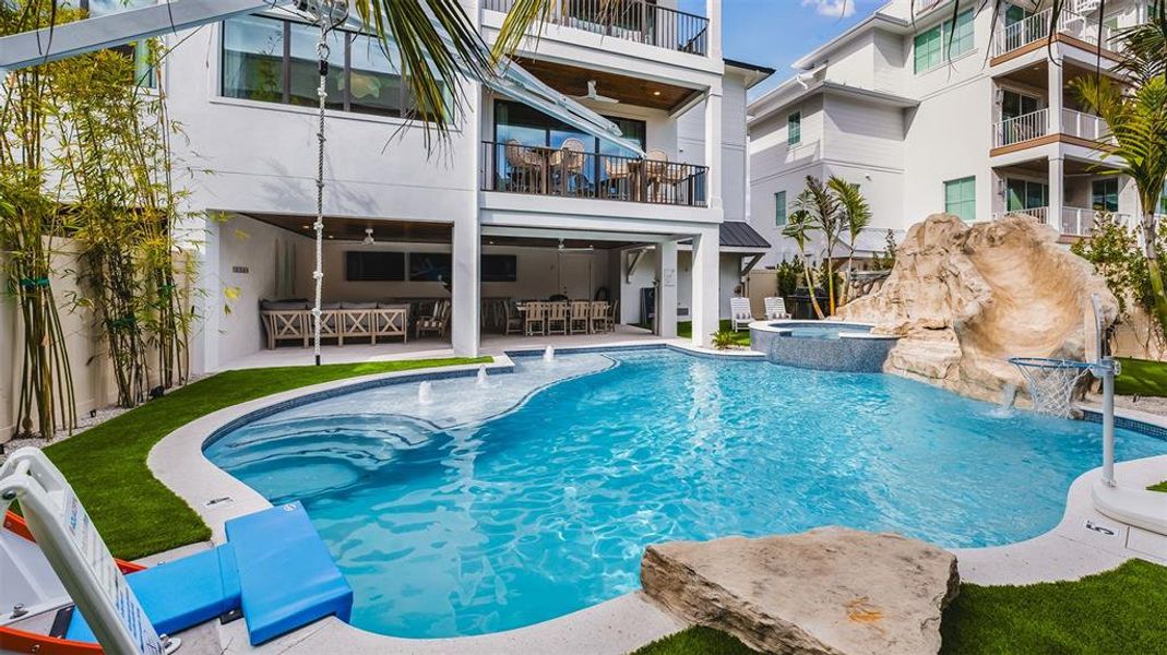 Exterior details and patio area of a home in , Sarasota (Image 26).