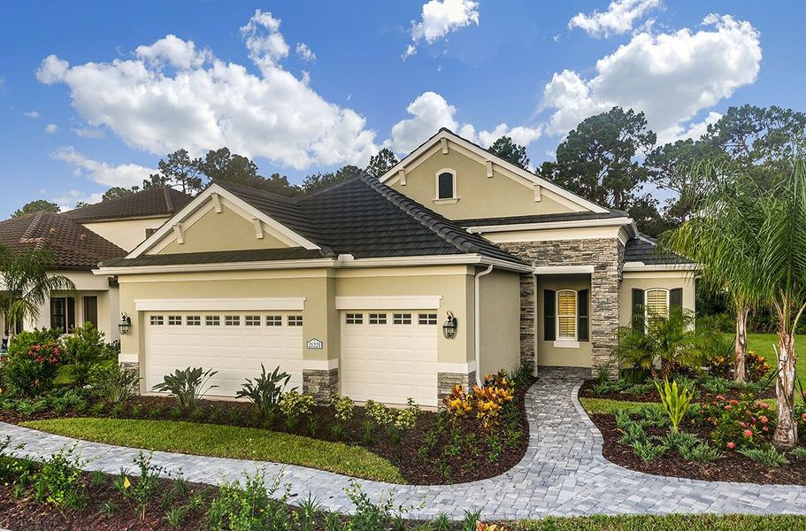 Representative exterior photo of a completed home built from the Sea Star by Neal Communities in Grand Palm, Venice, FL (Image 20). Representative exterior photo of a completed home built from the Sea Star by Neal Communities in Grand Palm, Venice, FL (Image 20).