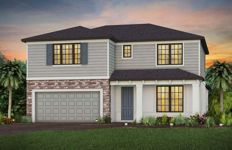 Exterior FM2 with optional stone